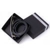  Kožený černý pásek - PRIM (nastavitelný)